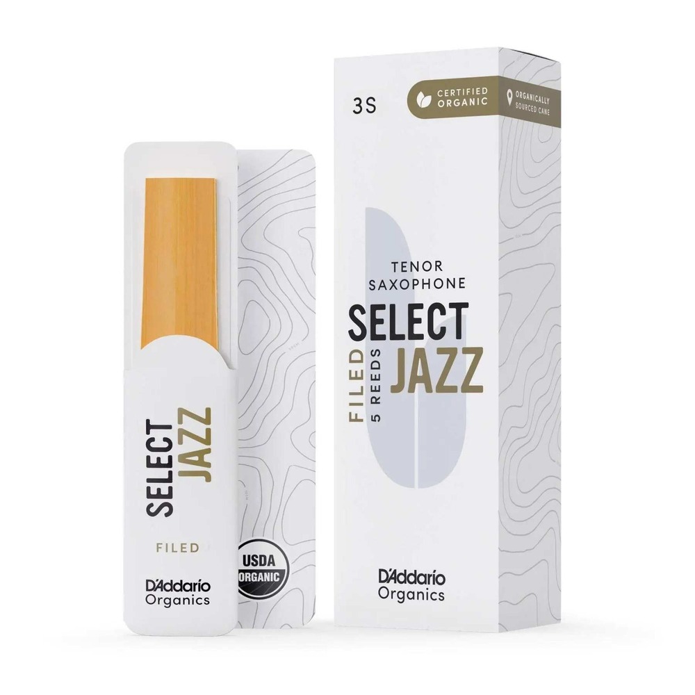 D'Addario Tenor Saxophone Reed Unisex 3S New - Quantity of 10